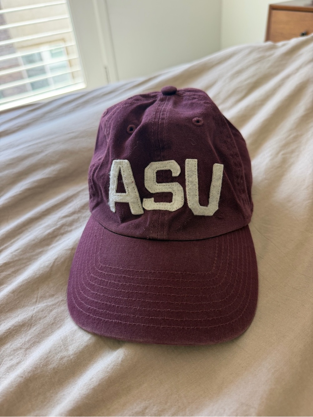 ASU Maroon Adjustable Baseball Cap